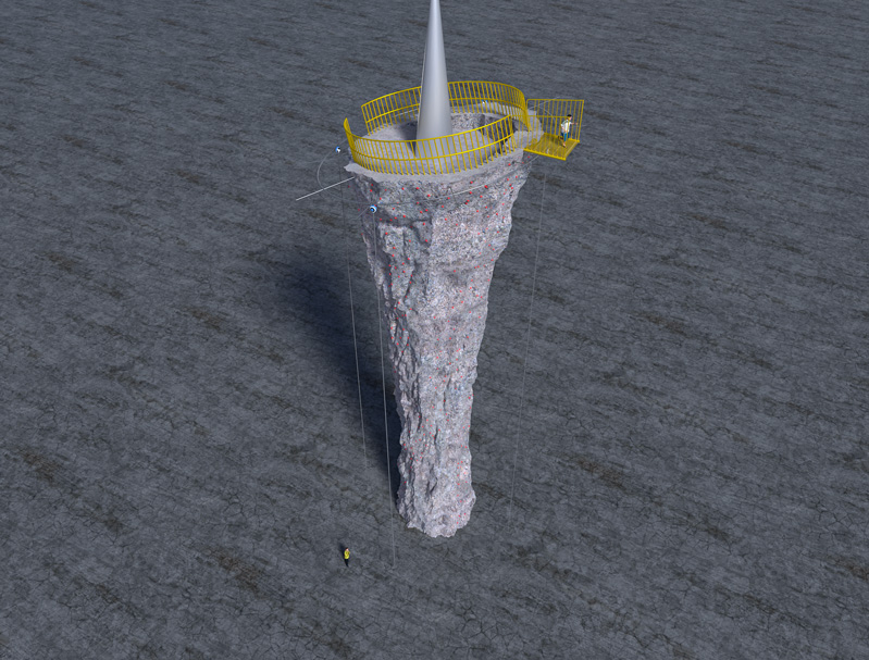 創(chuàng)意雕塑攀巖墻